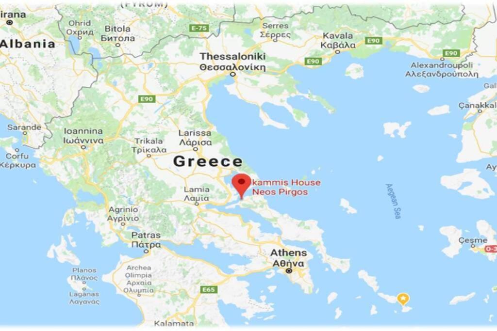 נאוס פירגוס Amazing Sea View-Neos Pyrgos Beach -Evoia Greece מראה חיצוני תמונה