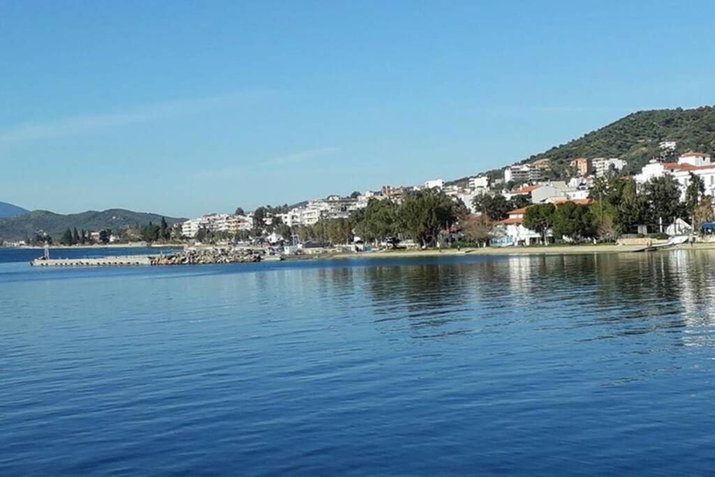 נאוס פירגוס Amazing Sea View-Neos Pyrgos Beach -Evoia Greece מראה חיצוני תמונה